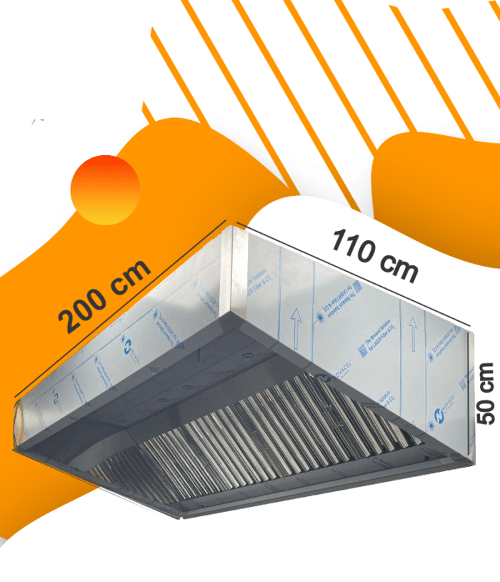 200 cm Extraction Canopy - Image 1