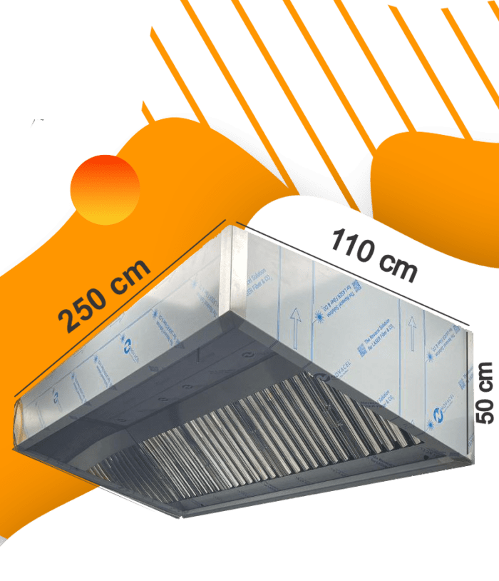 250 cm Extraction Canopy - Image 1